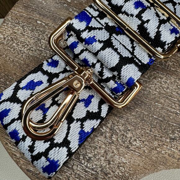 Wide Animal Print Purse Strap Adjustable Crossbody Guitar Strap NEW FAST SHIP - Picture 3 of 4